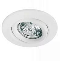 Светильник встраиваемый поворотный Feron  DL12 GU5.3 220В Белый 97х42мм картинка 